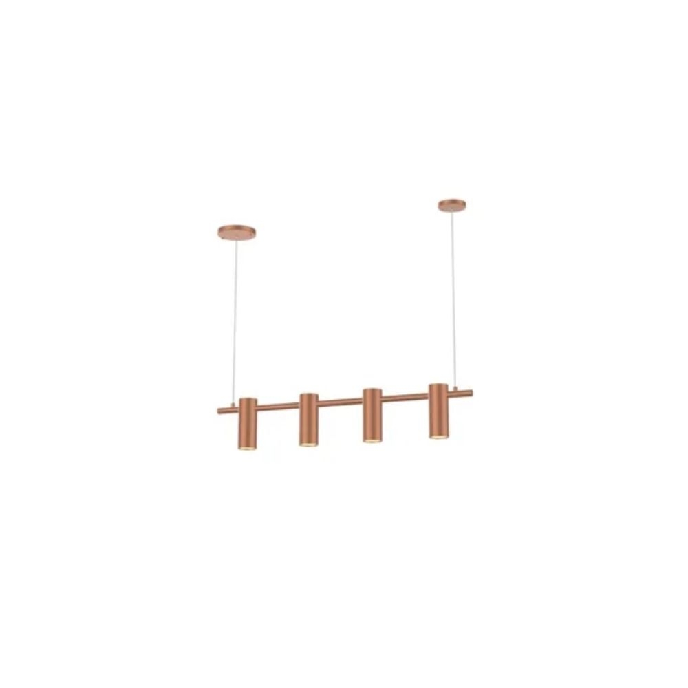 PENDENTE LN1133 TUBETE CHAMPAGNE 4XGU10 LUMIX