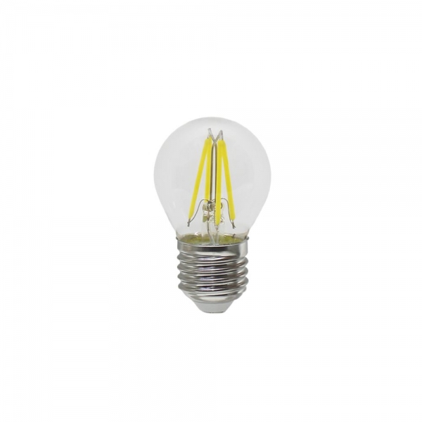 LAMP LED FILAMENTO COLOR BOLINHA AZUL G45 TASCHIBRA