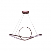 PENDENTE LED WARI MARROM 48W 3000K NORDECOR