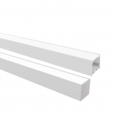 PERFIL LED SPIRE 35X35 SOBREPOR BRANCO (BARRA 1 METRO) TASCHIBRA