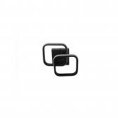 PLAFON VILLAGE SQUARE 10W 3000K PRETO TASCHIBRA