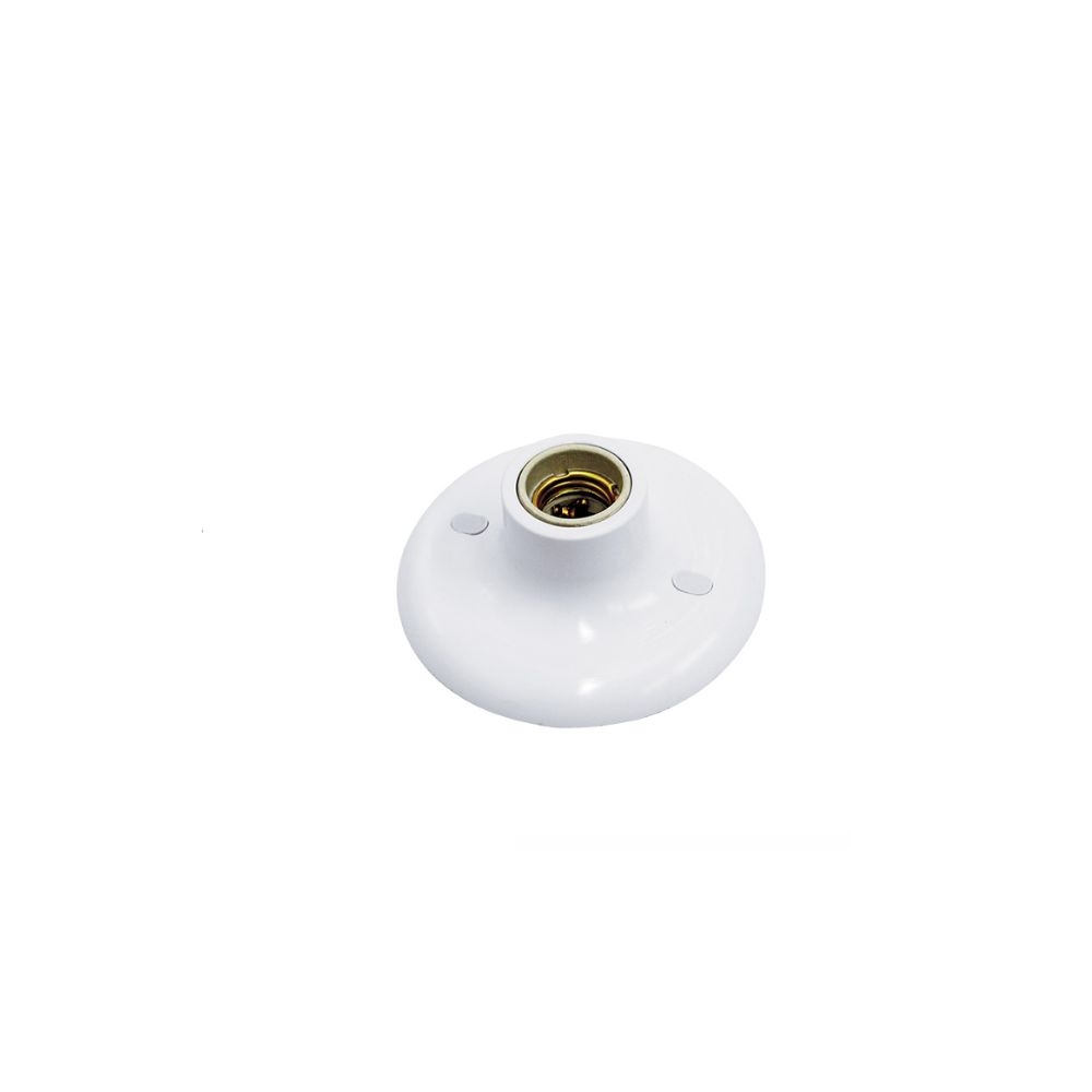 PLAFON REDONDO BOCAL PORC. BRANCO TASCHIBRA