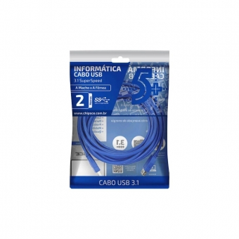 CABO USB MACHO X FEMEA 2M