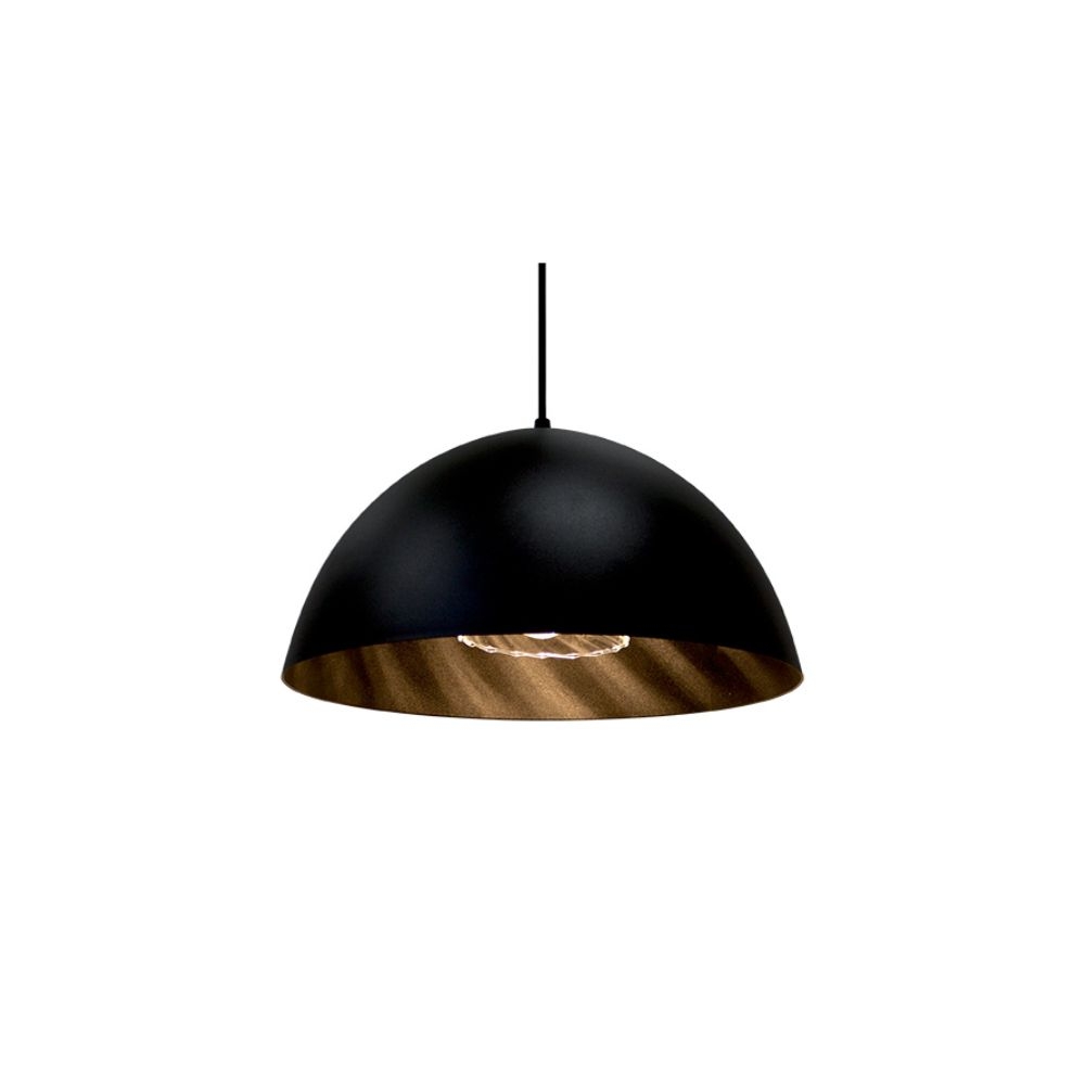 PENDENTE LISY PRETO 1XE27 TASCHIBRA