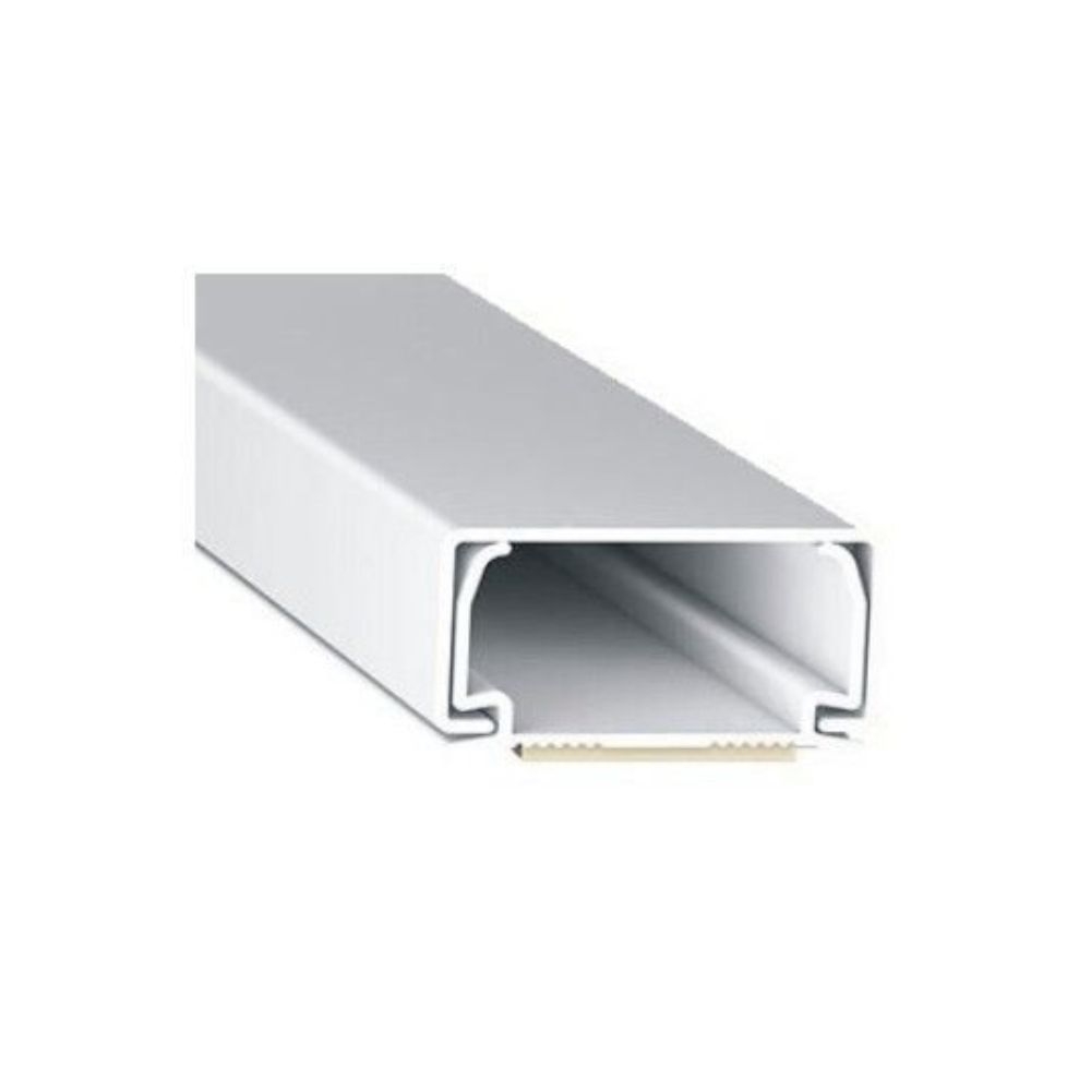 CANALETA 20X10X2000 BRANCA FITA DUPLA FACE DUTOPLAST