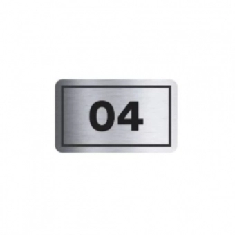 PLACA DE IDENTIFICACAO APTO 04