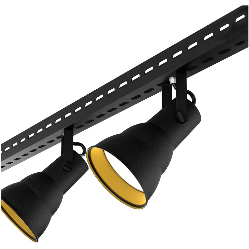 SPOT E27 P ELETROCALHA PRETO TASCHIBRA