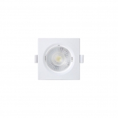 SPOT 5W 3000K QUADRADO EMBUTIR ALLTOP LED MR16 TASCHIBRA