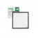 PAINEL LYS 24W 6500K QUADRADO SOBREPOR PRETO TASCHIBRA