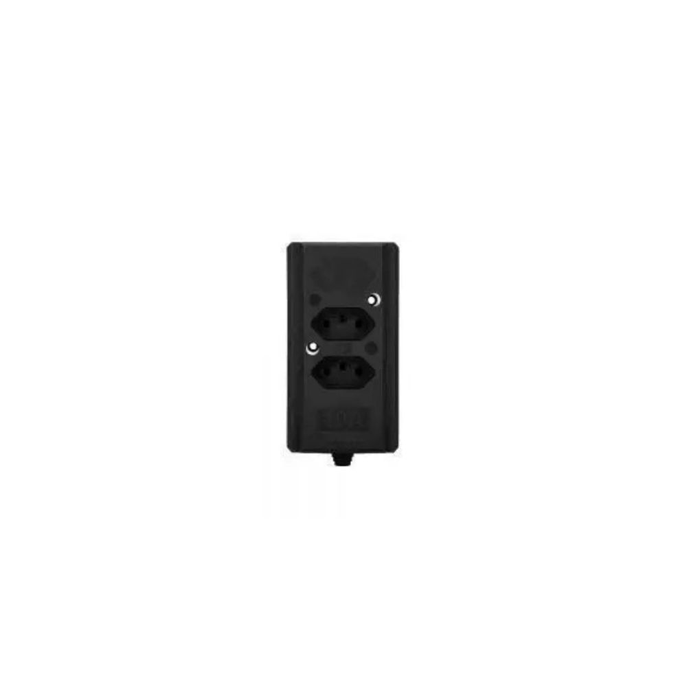 TOMADA BARRA DUPLA BIAMP 3P 20A PRETA INTERNEED