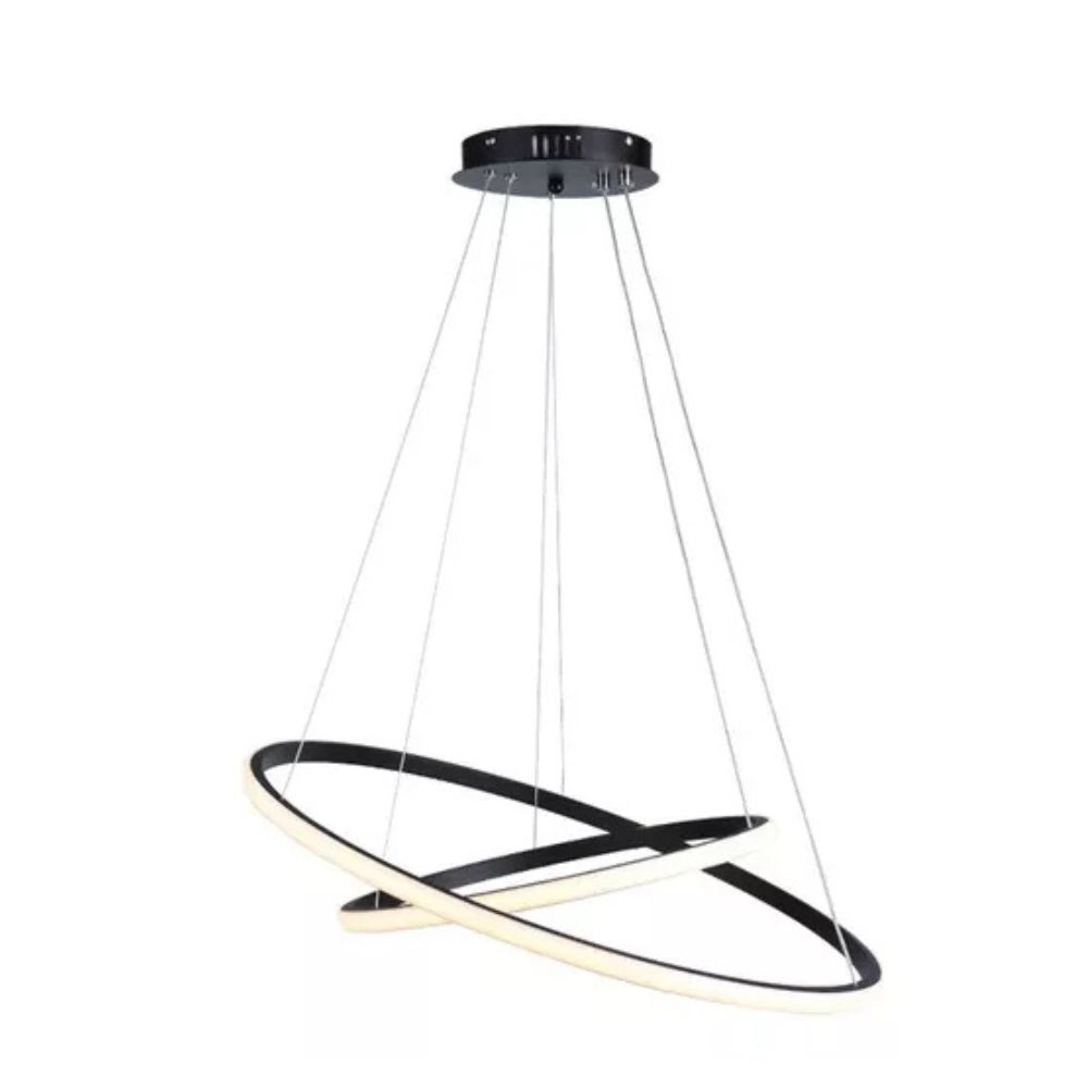 PENDENTE MONTREAL 3000K 25W PRETO TASCHIBRA