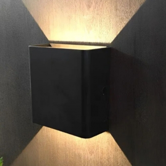 ARANDELA LED DECOR 3W 3000K PRETA PIX