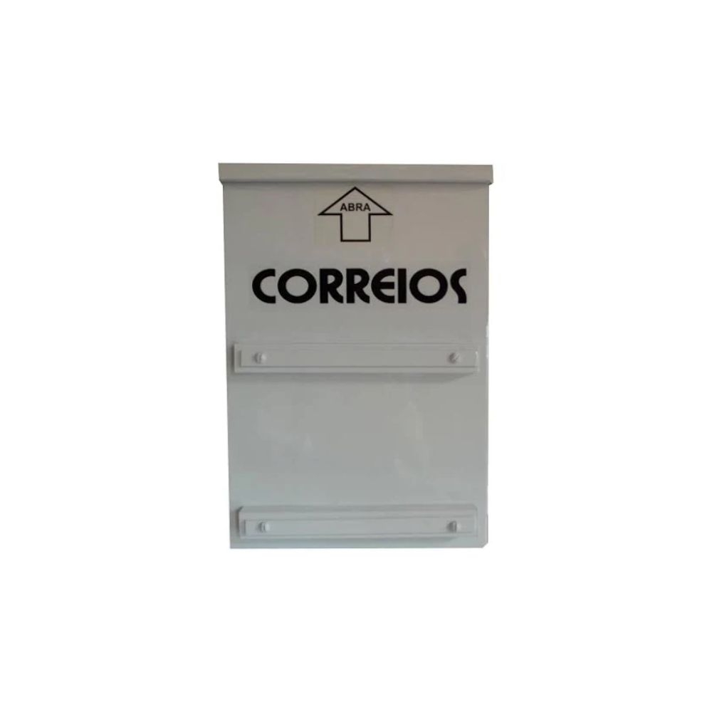 CAIXA CORREIO JORNAL PARA CERCA E GRADES 23X9X33 PINTURA EPOXI MABIO