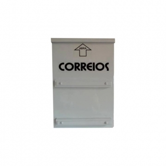 CAIXA CORREIO JORNAL PARA CERCA E GRADES 23X9X33 PINTURA EPOXI MABIO