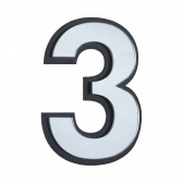 NUMERO 3 ESPELHADO 5CM