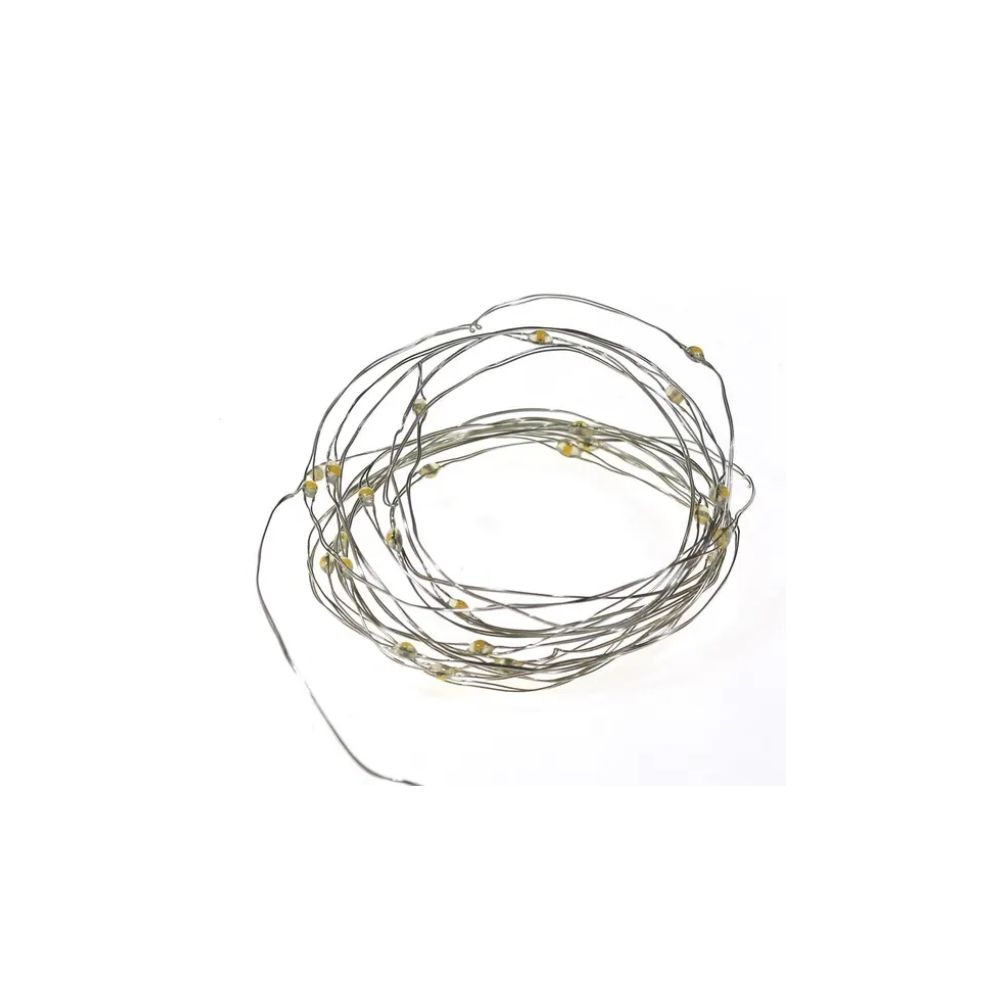CORDAO LUMINOSO COLORIDO 96LEDS 8F TASCHIBRA