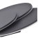 ARANDELA LED WOLLE OVAL 10W 3000K IP20 PRETA NORDECOR