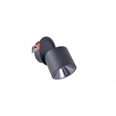 SPOT LED ALNY 10W 3000K EMBUTIR PRETO NORDECOR