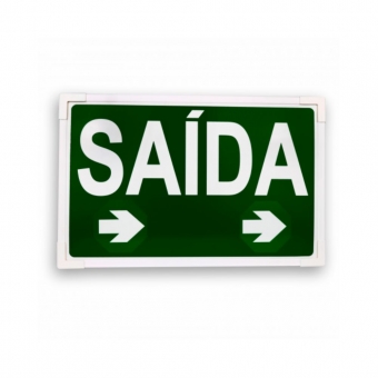PLACA SAIDA 50X32 VERDE