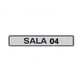 PLACA DE IDENTIFICACAO SALA 04