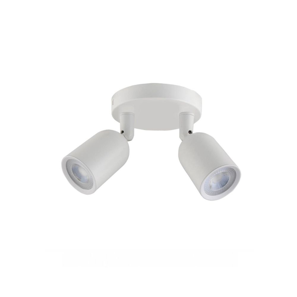 SPOT LED DIRECT BASE CIRCULAR 2X4W 6500K BRANCO TASCHIBRA