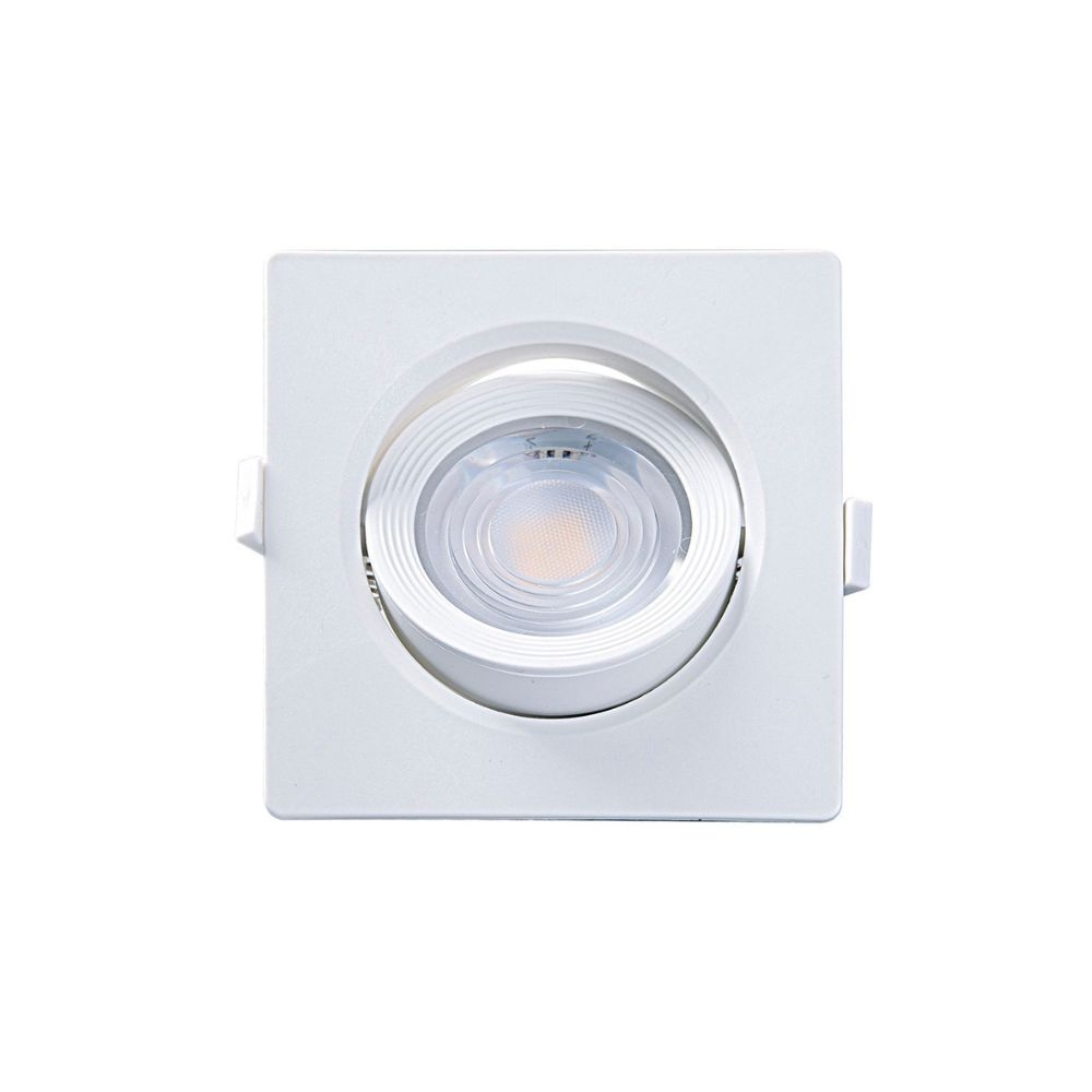 SPOT 7W 4000K QUADRADO EMBUTIR ALLTOP LED PAR20 TASCHIBRA