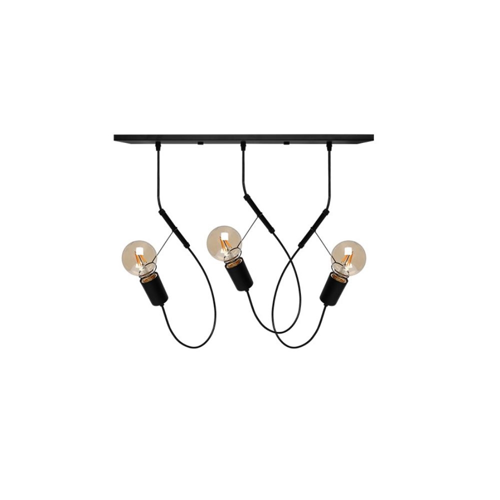 PENDENTE BUNGEE 3XE27 TASCHIBRA