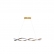 PENDENTE PARIS 18W 3000K OURO FOSCO TASCHIBRA