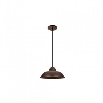 PENDENTE FACTORY MARROM E27 OPL (3887)