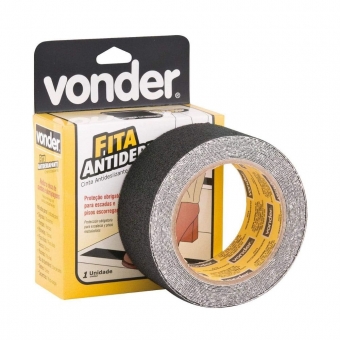 FITA ANTIDERRAPANTE 50MMX15M PRETA VONDER
