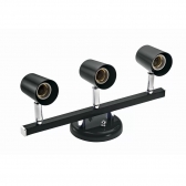 TRILHO P3 LAMP E27 PRETO 810603 CLIK INJT