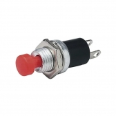MINI CHAVE PUSH BUTTON VERMELHA