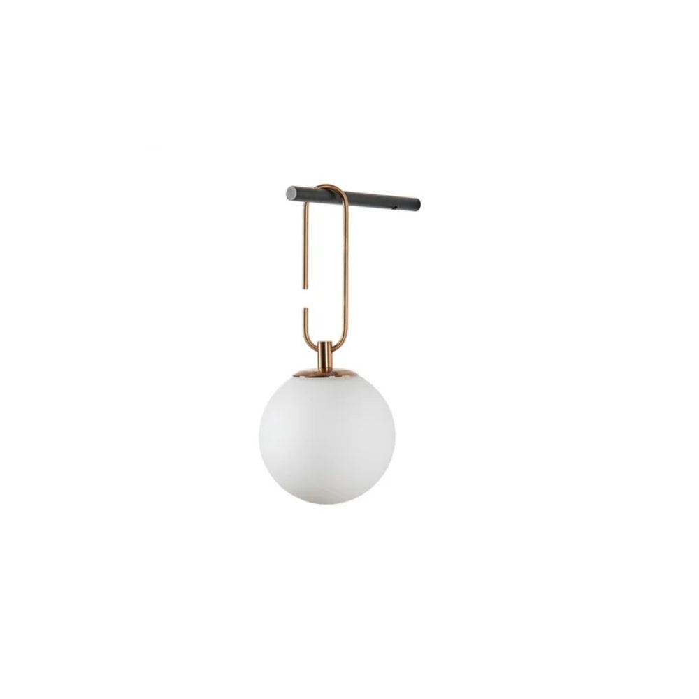ARANDELA LUKO E27 BRONZEPRETA NORDECOR