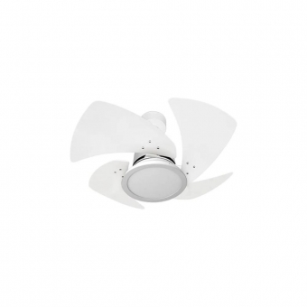 VENT. TETO TORNADO LED 6500 4P BRANCO  VENTIDELTA
