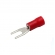 TERMINAL GARFO 1.5MM VERMELHO
