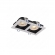 SPOT RECUADO FRAME EMB 2XMR16 10W 3000K TASCHIBRA