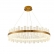 PENDENTE LED LOWY 60+100CM 80W 3000K DOURADO NORDECOR