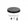KIT CANOPLA PRETO COM TRAVESSA, NIPLE E PORCA M10 ILLUMINE