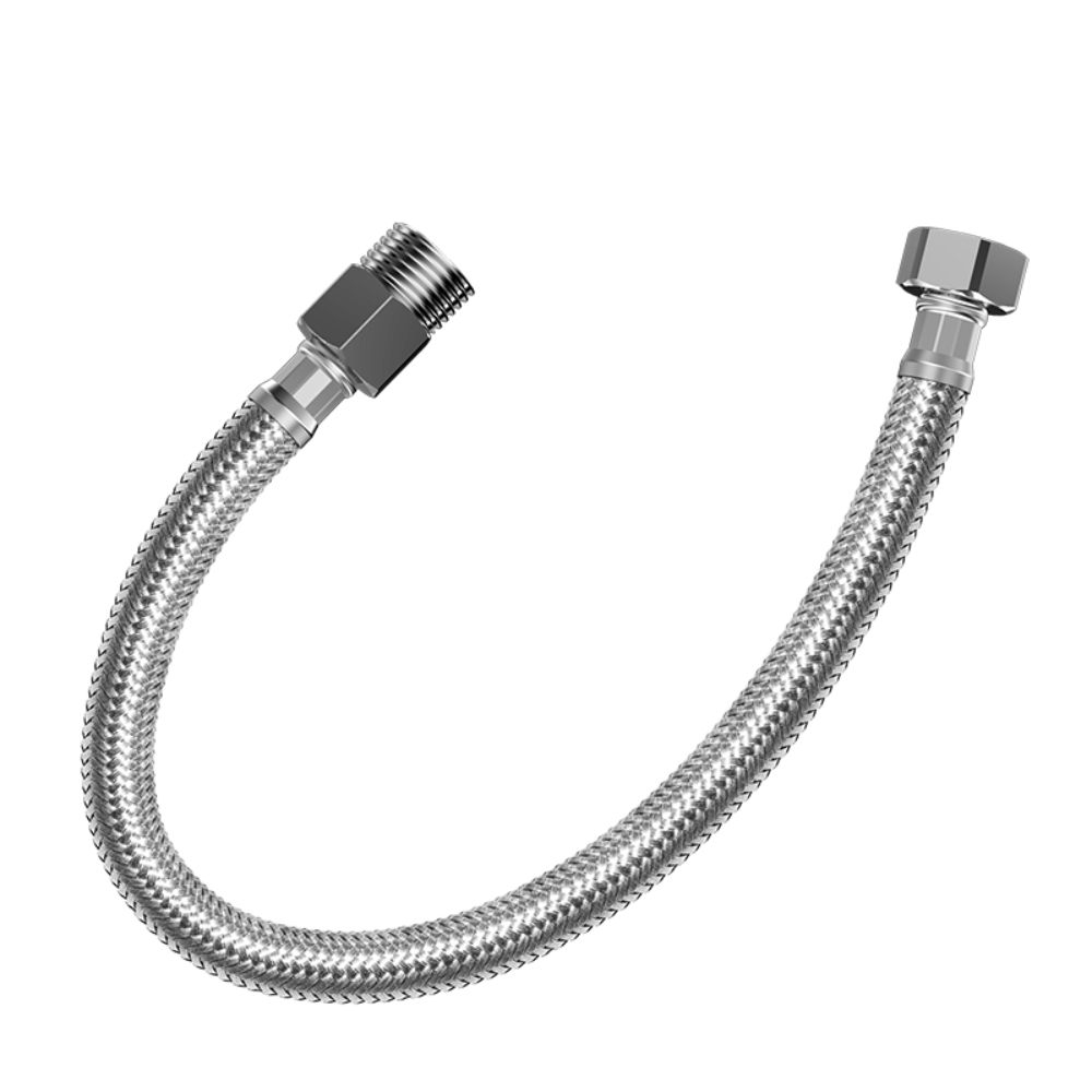 3018 ENGATE FLEXIVEL INOX 40CM MACHO FEMEA 1/2 ROCO