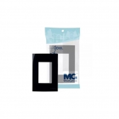 PLACA 4X2 3P PRETA SLEEK MARGIRIUS
