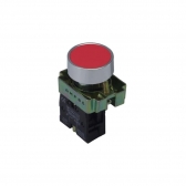 BOTAO IMP. MET. AMPB6R OU XB2-BA42 - VERMELHO