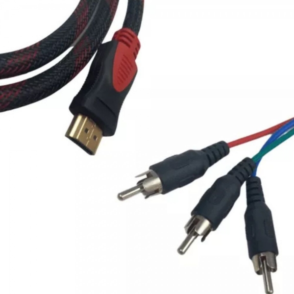 CABO HDMI X 3 RCA MACHO