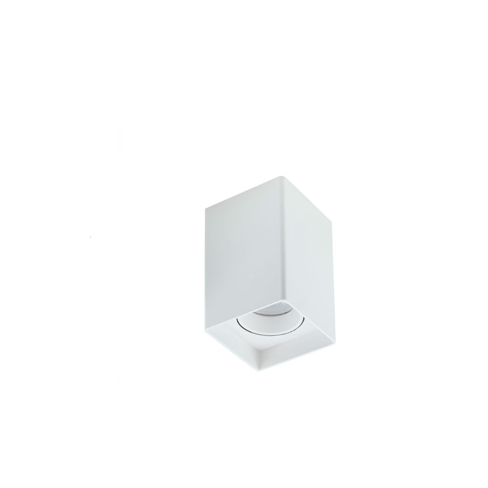 PLAFON QUADRADO LOCH BRANCO GU10 NORDECOR