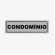 PLACA DE IDENTIFICACAO CONDOMINIO