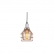 PENDENTE ARO 160 AMBAR 1XE27 TASCHIBRA