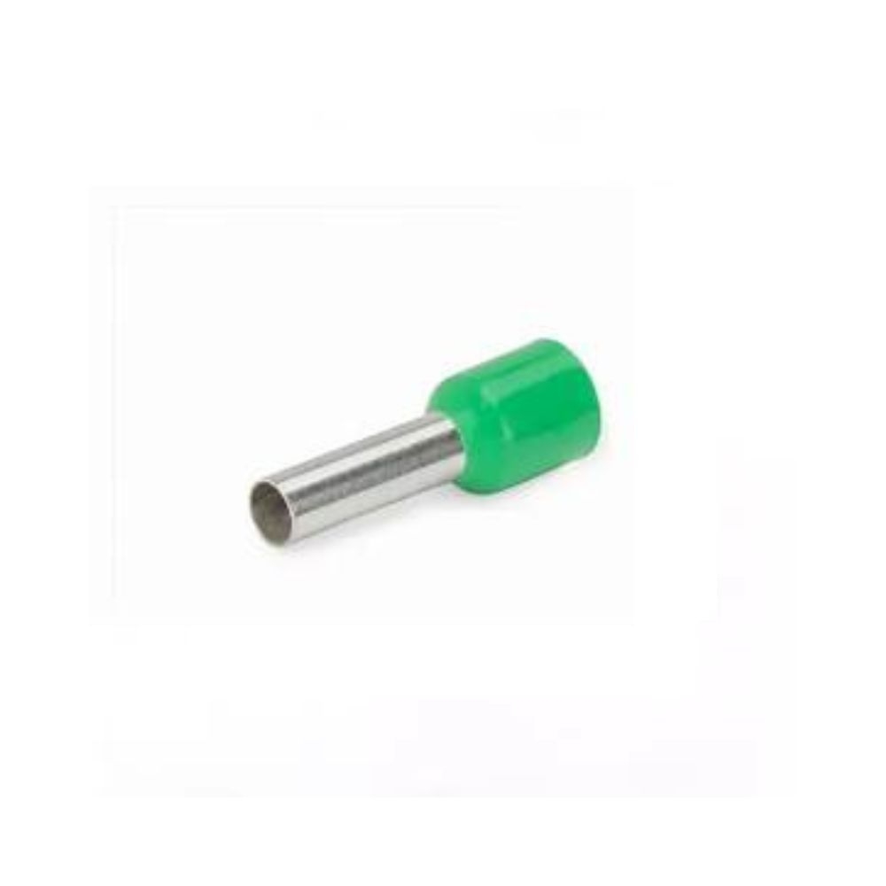 TERMINAL TUBULAR 6MM VERDE
