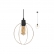 PENDENTE CIRCLE DOURADO E27 TASCHIBRA