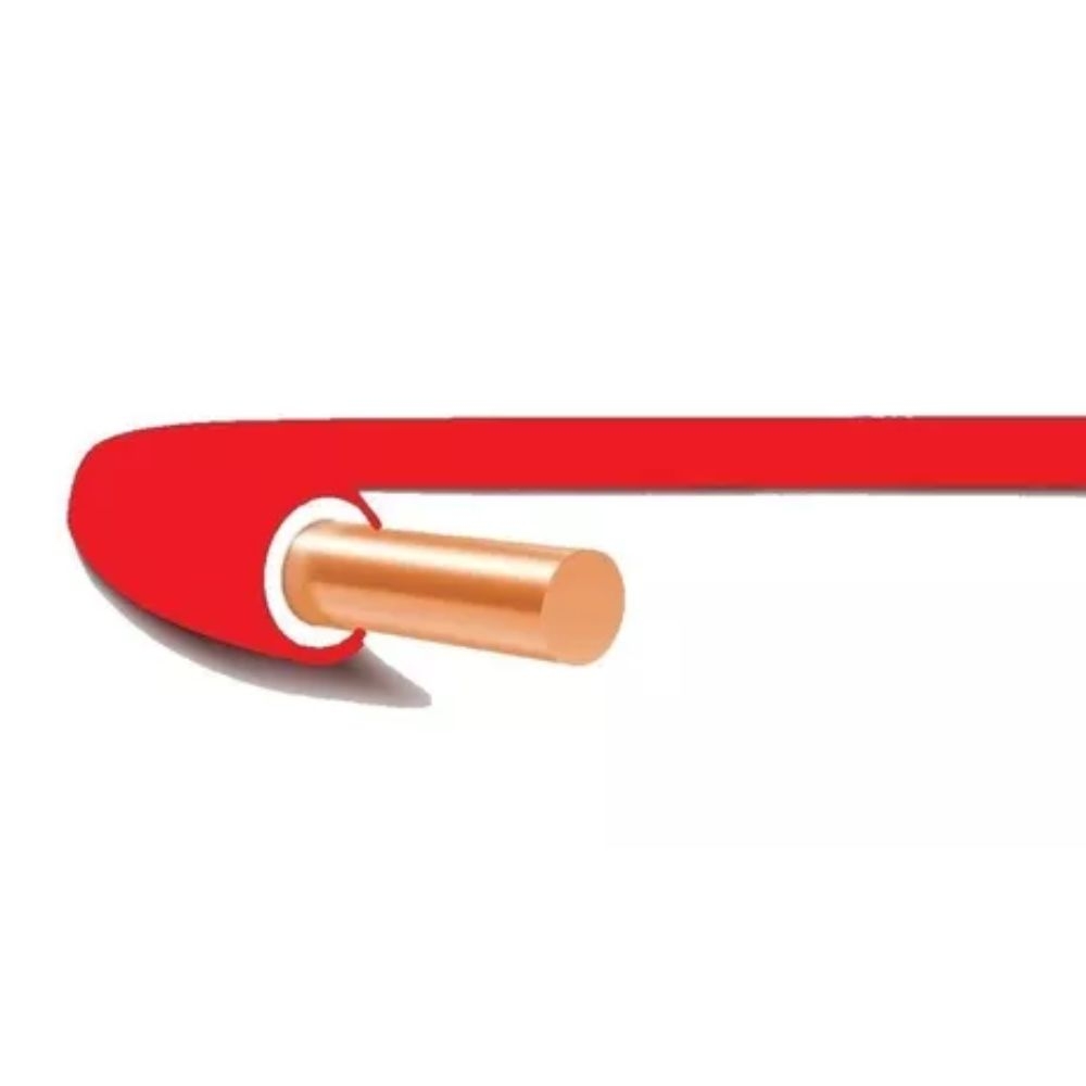 FIO SOLIDO 16,0MM VERMELHO - METROS