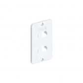 PLACA 2 RJ45 1´ BRANCA INPOL