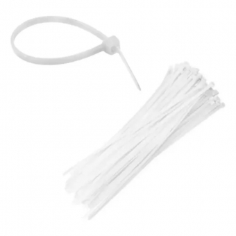 ABRACADEIRA NYLON 3.6X200MM BRANCA NOVE54